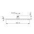 Верхній душ Rodos 014CP 300x300mm, квадратний Верхній душ Rodos 014CP 300x300mm, квадратний