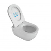 Унітаз консольний City 018700 з кришкою Slim Soft-Close