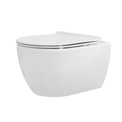 Унітаз консольний City 018700 з кришкою Slim Soft-Close Унітаз консольний City 018700 з кришкою Slim Soft-Close