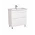 Тумба Альфа Підлогова 80 см З Умивальником Frame Біла Тумба Альфа Підлогова 80 см З Умивальником Frame Біла