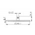Верхній душ Rodos 010CP R250mm, круглий Верхній душ Rodos 010CP R250mm, круглий