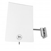 Косметичне дзеркало настінне - прямокутне c Liberty 240 мм MM-FRB039CP