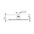 Верхній душ Rodos 009CP 200x200mm, квадратний Верхній душ Rodos 009CP 200x200mm, квадратний