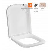 Унітаз підвісний Noura 018200 з кришкою Slim Soft-Close