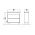 Тумба Валенсія 80 см з умивальником Еліт Тумба Валенсія 80 см з умивальником Еліт