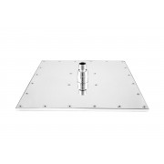 Верхній душ Rodos 009CP 200x200mm, квадратний