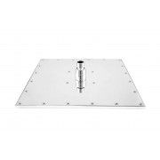 Верхній душ Rodos 011CP 250x250mm, квадратний