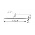 Верхній душ Rodos 012CP R300mm, круглий Верхній душ Rodos 012CP R300mm, круглий