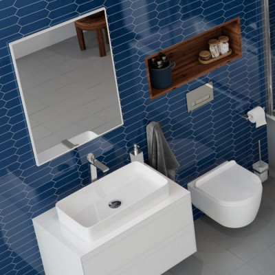 Дзеркало EXCELLENT Kuadro 80x60 (білий матовий) DOEX.KU080.060.WH Дзеркало EXCELLENT Kuadro 80x60 (білий матовий) DOEX.KU080.060.WH