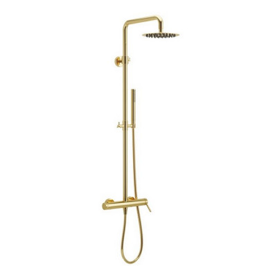 Душова система EXCELLENT Rain Pi AREX.1281GL золото зовнішнього монтажу Душова система EXCELLENT Rain Pi AREX.1281GL золото зовнішнього монтажу