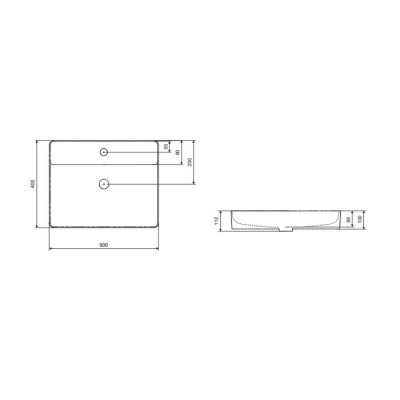Раковина EXCELLENT Rima 2.0 50 CEEX.4901.500.WH Раковина EXCELLENT Rima 2.0 50 CEEX.4901.500.WH