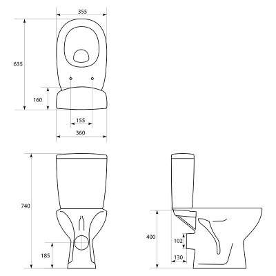 Бачок Arteco ( K667-029 ) Бачок Arteco ( K667-029 )