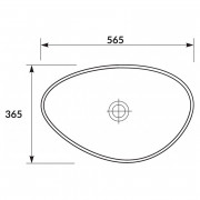 Раковина Moduo 55 асиметрична ( K116-052 )