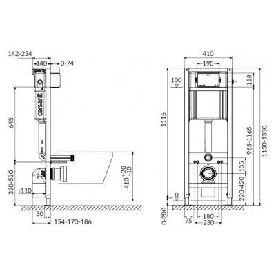 Інсталяційна система Aqua 22 з кнопкою Intera+унітаз Como Clean On з сидінням Slim ( S701-505 ) Інсталяційна система Aqua 22 з кнопкою Intera+унітаз Como Clean On з сидінням Slim ( S701-505 )