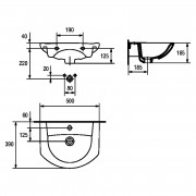 Раковина Libra 50 меблева ( K04-021 )