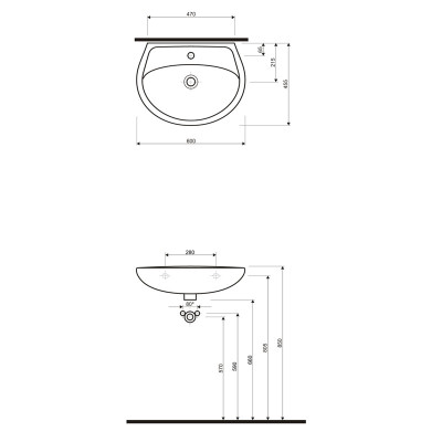 Раковина Idol 60 ( M1116000U/М111600 ) Раковина Idol 60 ( M1116000U/М111600 )