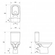Унітаз-компакт Colour Clean On ( K103-028 )