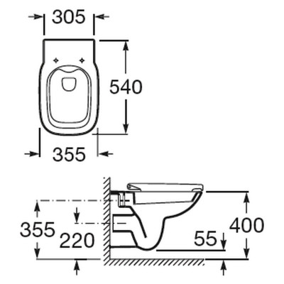 Чаша унітаза Debba Rimless ( A34H99L000 ) Чаша унітаза Debba Rimless ( A34H99L000 )