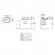 Раковина Alter 40 кругла з отвором ( A3270MK000 )