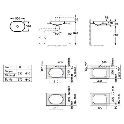 Раковина Inspira Round 55 ( A327527000 ) Раковина Inspira Round 55 ( A327527000 )