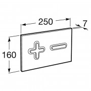Кнопка PL6 Dual біла ( A890085000 )