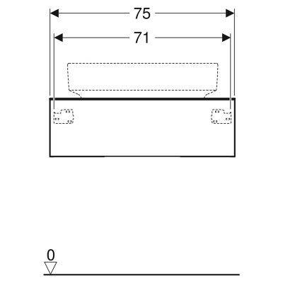Шафка 75 для раковини Variform ( 501.159.00.1 ) Шафка 75 для раковини Variform ( 501.159.00.1 )