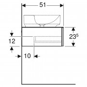 Шафка 135 для раковини Variform ( 501.178.00.1 )