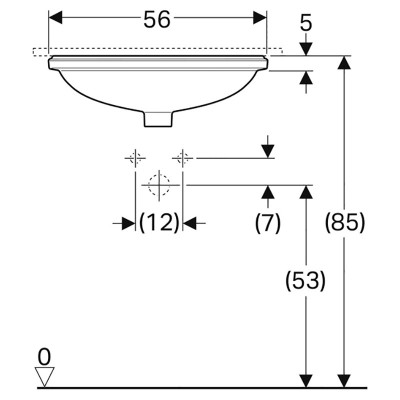 Раковина VariForm 50 ( 500.753.01.2 ) Раковина VariForm 50 ( 500.753.01.2 )