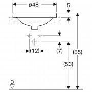 Раковина Variform 48 ( 500.707.01.2 )