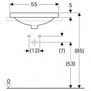 Раковина Variform 55 ( 500.739.01.2 )