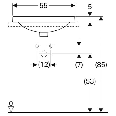 Раковина Variform 55 ( 500.739.01.2 ) Раковина Variform 55 ( 500.739.01.2 )