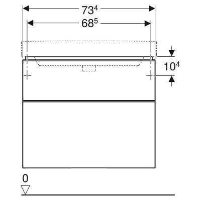 Шафка Smyle Square для раковини 75 ( 500.353.00.1 ) Шафка Smyle Square для раковини 75 ( 500.353.00.1 )