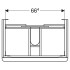 Шафка Smyle Square для раковини 75 ( 500.353.JR.1 ) Шафка Smyle Square для раковини 75 ( 500.353.JR.1 )