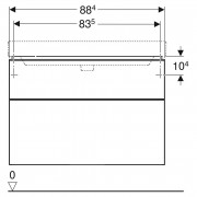 Шафка Smyle Square для раковини 90 ( 500.354.JR.1 )