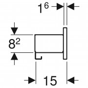 Поличка Smyle Square 45 ( 500.362.00.1 )