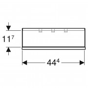 Поличка Smyle Square 45 ( 500.362.JR.1 )