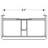 Шафка Smyle Square для раковини 90 ( 500.354.JL.1 ) Шафка Smyle Square для раковини 90 ( 500.354.JL.1 )