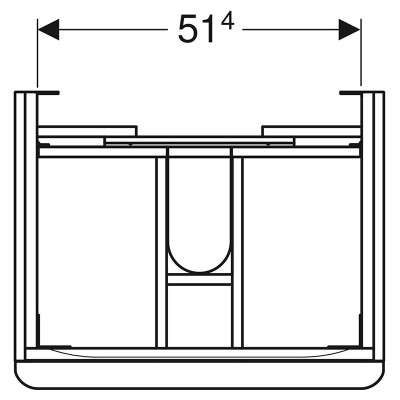Шафка Smyle Square для раковини 60 ( 500.352.JR.1 ) Шафка Smyle Square для раковини 60 ( 500.352.JR.1 )
