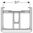 Шафка Smyle Square для раковини 60 ( 500.352.JR.1 ) Шафка Smyle Square для раковини 60 ( 500.352.JR.1 )