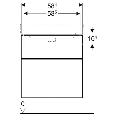 Шафка Smyle Square для раковини 60 ( 500.352.JR.1 ) Шафка Smyle Square для раковини 60 ( 500.352.JR.1 )