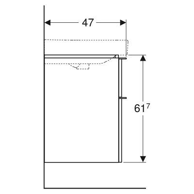 Шафка Smyle Square для раковини 60 ( 500.352.JR.1 ) Шафка Smyle Square для раковини 60 ( 500.352.JR.1 )