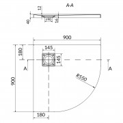 Піддон Tako Slim з сифоном ( S601-120 )