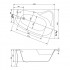 Ванна Sicilia New 140x100 права ( S301-094 ) Ванна Sicilia New 140x100 права ( S301-094 )