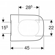 Сидіння Smyle Square Slim ( 500.237.01.1 )
