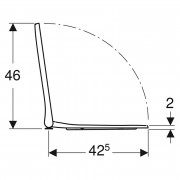 Сидіння Smyle Square Slim ( 500.237.01.1 )