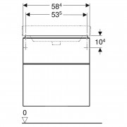 Шафка Smyle Square для раковини 60 ( 500.352.JK.1 )