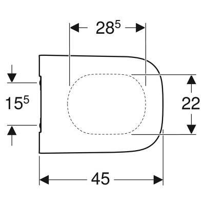 Сидіння Smyle Square Slim ( 500.687.01.1 ) Сидіння Smyle Square Slim ( 500.687.01.1 )