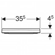 Сидіння Smyle Square Slim ( 500.687.01.1 )