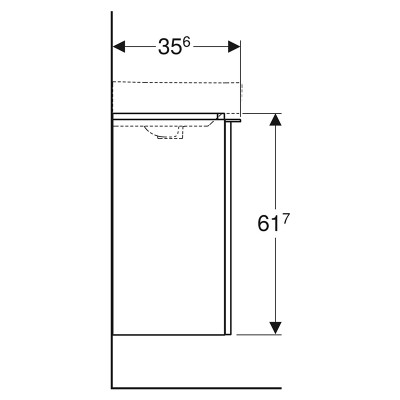 Шафка Smyle Square для раковини 45 ( 500.350.00.1 ) Шафка Smyle Square для раковини 45 ( 500.350.00.1 )