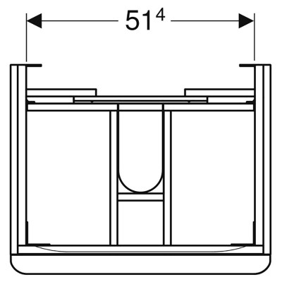 Шафка Smyle Square для раковини 60 ( 500.352.JL.1 ) Шафка Smyle Square для раковини 60 ( 500.352.JL.1 )